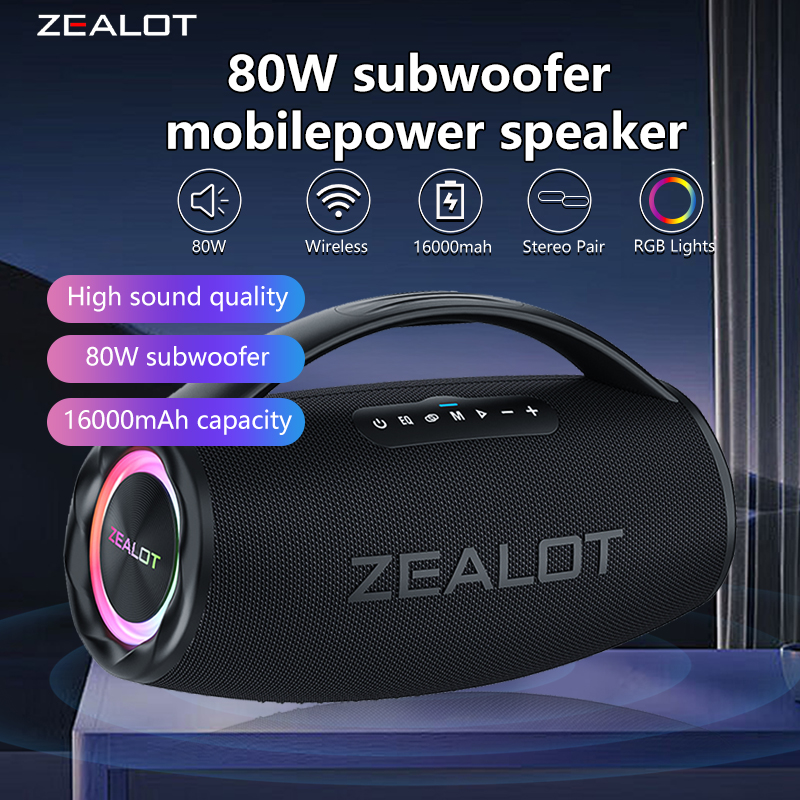 Holy Stone Drone Hs175 - ZEALOT S97 80W głośnik bezprzewodowy, zewnętrzny
