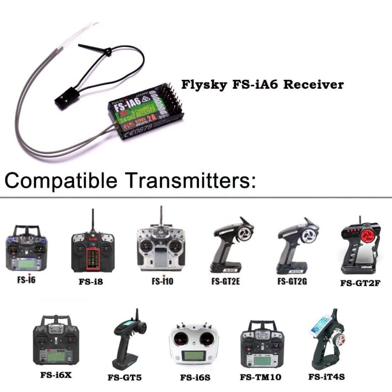 Odbiornik Flysky FS-IA6 6-kana – Drone Racing Battery recenzja i cena