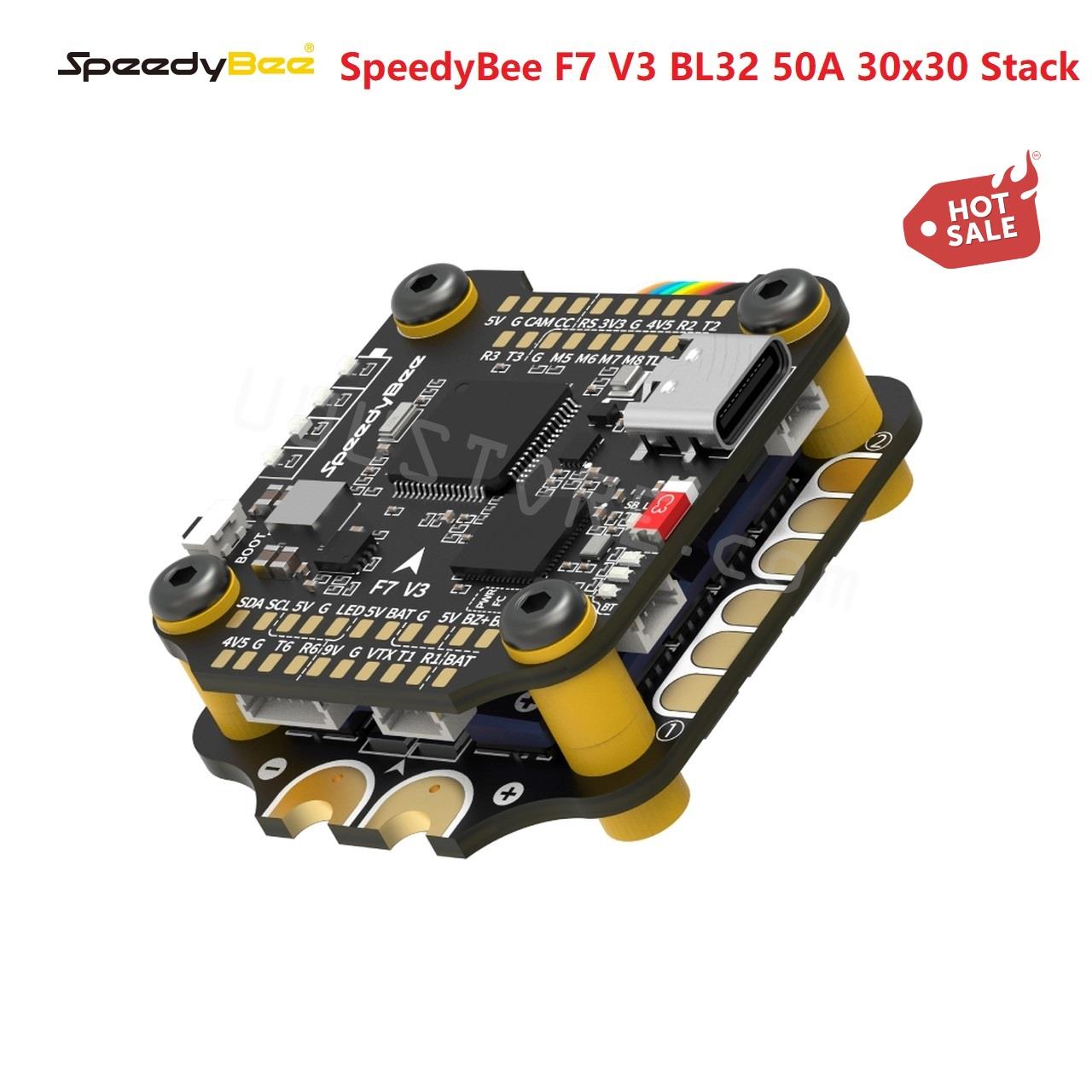 Nowy SpeedyBee F7 V3 BL32 50A  – Betaflight Fc F7 recenzja i cena