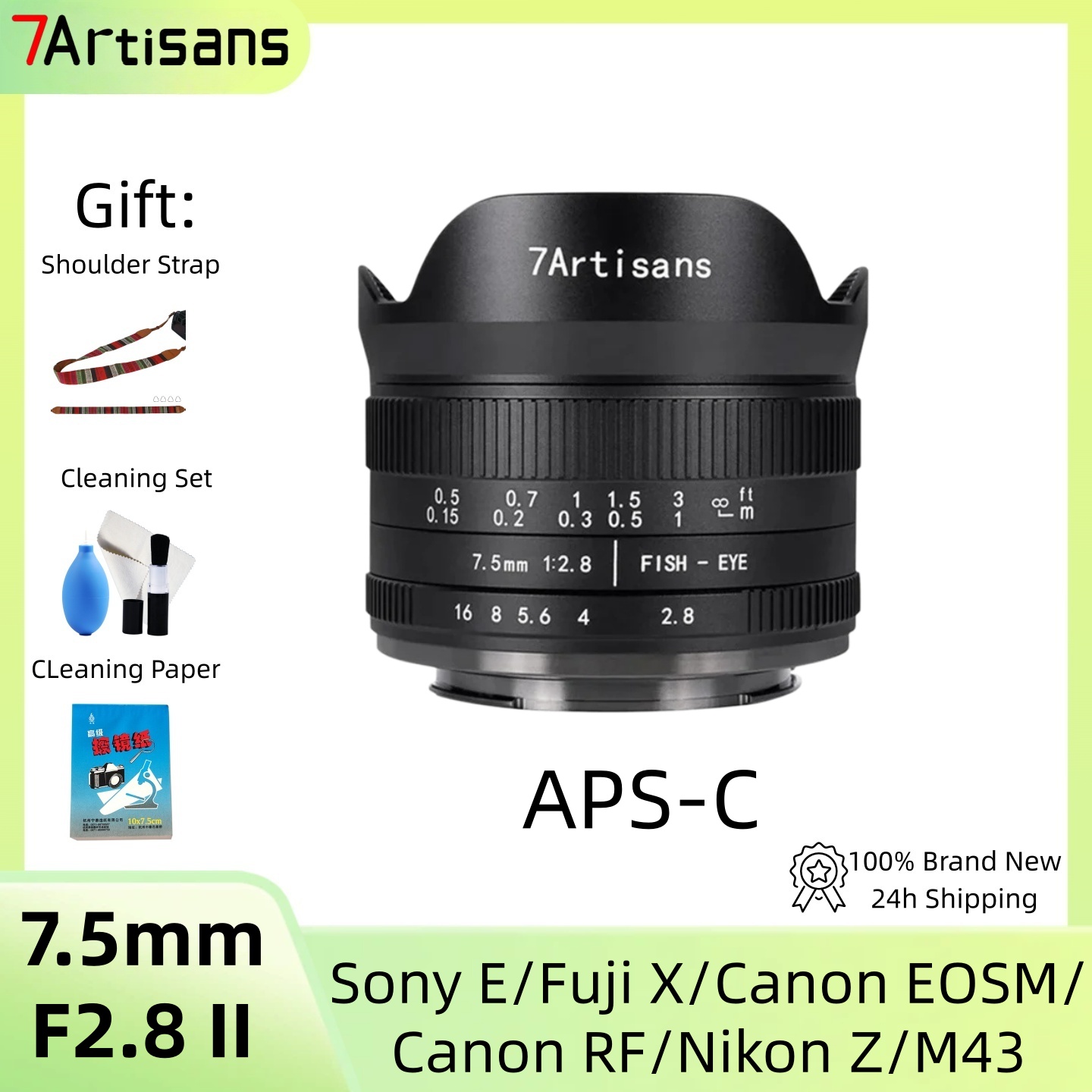 7artisans 7.5mm F2.8 II APS-C  – Canon Camera Eos M50 Mark Ii recenzja i cena
