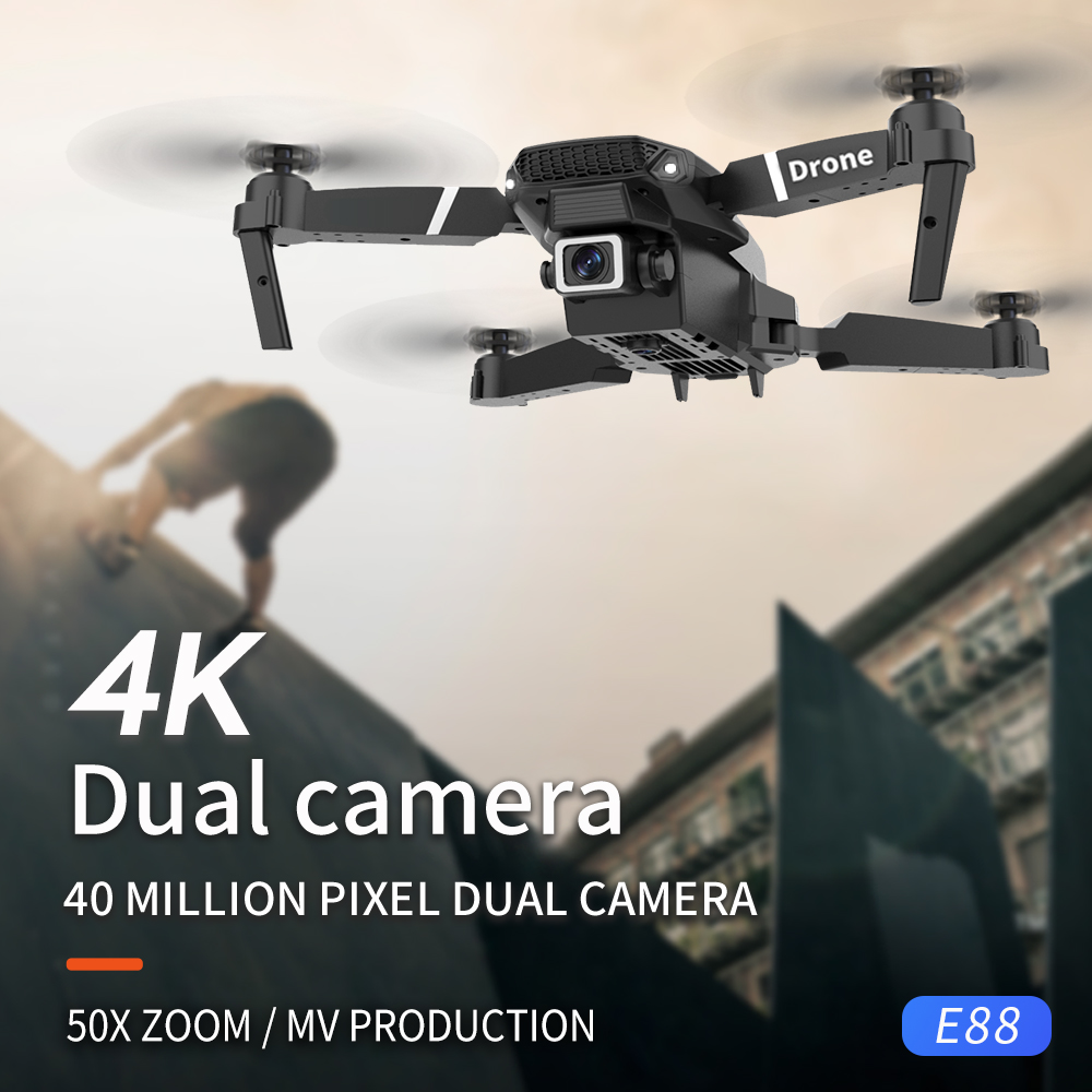 Przenośny dron E88 PRO z skład – Eachine Drone E58 recenzja i cena