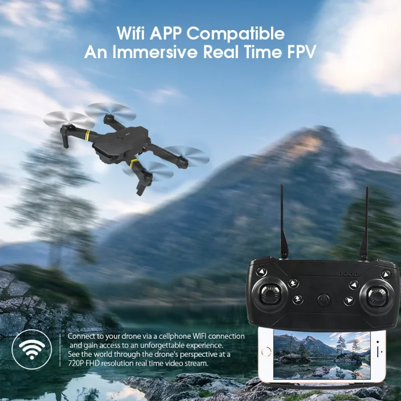 4K Eachine E58 Drone WIFI FPV  – Eachine Drone E58 recenzja i cena