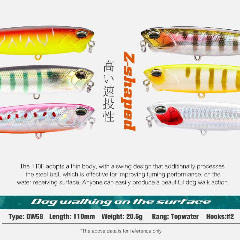 TSURINOYA 110F Topwater ołówek – Eachine Drone E58 recenzja i cena