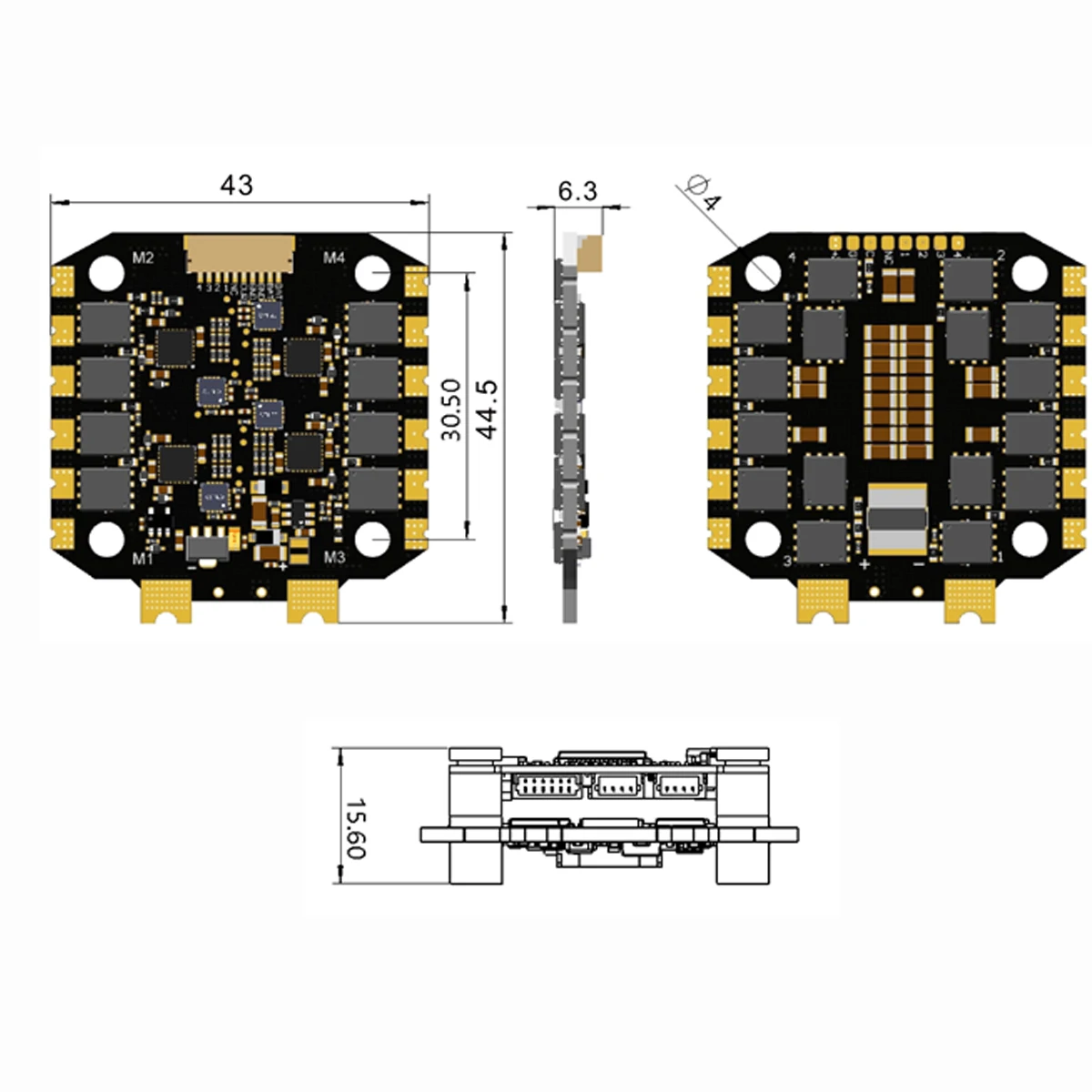 F4 F405 F7 F722 Kontroler Lotu – Betaflight Fc F7 recenzja i cena