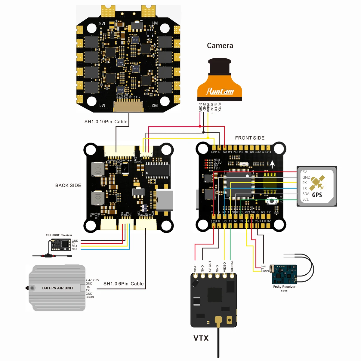 F4 F405 F7 F722 Kontroler Lotu – Betaflight Fc F7 recenzja i cena